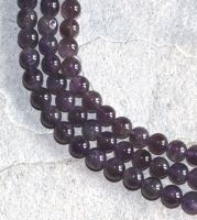 Amethyst - Kugel - 8mm - Kettenstrang