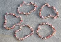 Opal pink - Splitter - Armband Elastik - 5 St�ck