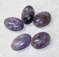 Amethyst - Seifensteine - Handschmeichler - 5 St�ck