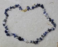 Sodalit - Splitter - 45cm - Edelsteinkette - 10 St�ck