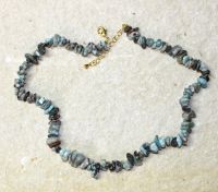 Larimar - Splitter - 45cm - Edelsteinkette - 1 St�ck