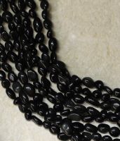 Obsidian - Barock - 6-7mm - Kettenstrang