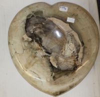 Versteinertes Holz - Herz - 21cm - 3,67 kg - Einzelst�ck