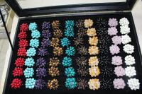 Edelstein Mix - Ring - metall - verstellbar - 70 St�ck