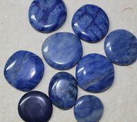 Blauquarz - Scheibensteine - 30-45mm - 250 Gramm