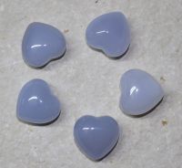 Chalcedon - Herz - Handschmeichler - 20mm - 5 St�ck