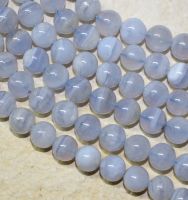 Chalcedon - Kugel - 8mm - Kettenstrang