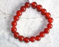 Carneol - Kugel - 10mm - Armband Elastik - 1 St�ck