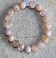 Sakura Achat - Kugel - 10mm - Armband Elastik - 1 St�ck
