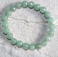 Aventurin - Kugel - facettiert - 8mm - Armband Elastik -  1 St.