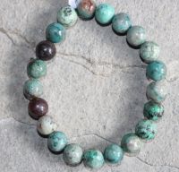 Chrysokoll - Kugel - 8mm - Armband Elastik - 1 St�ck