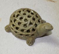 Speckstein - Schildkr�te gro� - 14 x 10 x 6cm - 1 St�ck