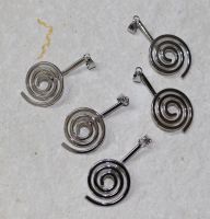 Donut Halter - Metall rhodiniert - 5cm - 5 St�ck