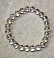 Mermaid Glass - Kugel - 8mm - Armband Elastik - 1 St�ck