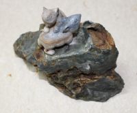 Maus Tier Figur - Ozean Jaspis - 11cm - 1 St�ck