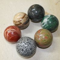 Edelstein Mix - Kugel - 7-7,5cm - 1 St�ck - SONDERPREIS