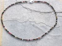 Turmalin multi - Kugel - facettiert - 3,5mm - 45cm - Kette