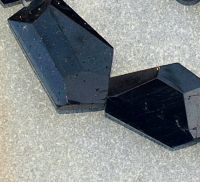 Turmalin - schwarz - Freeform  - Kettenstrang