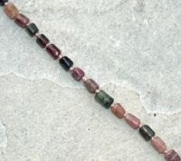 Turmalin - multicolor - Zylinder -5-5,5mm -  Kettenstrang