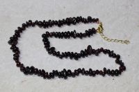 Granat - Splitter - 45cm - Edelsteinkette - 10 St�ck