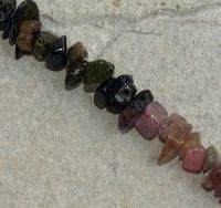 Turmalin - multicolor - Splitter - Kettenstrang