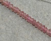 Turmalin - pink - Rondelle - Kettenstrang