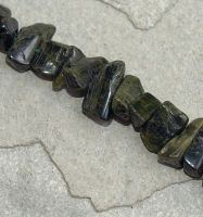 Turmalin - gr�n - Splitter - Kettenstrang