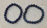 Lapis - Kugel - 8mm - Armband Elastik - 2 St�ck