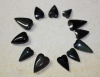 Regenbogen Obsidian - Herz mit Bohrung - Anh�nger - 1 St�ck