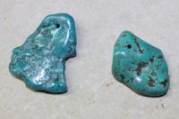 T�rkis Nugget - Freeform gebohrt - Anh�nger - 1 St�ck