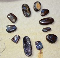 Boulder Opal - Freeform - Handschmeichler - 6 St�ck
