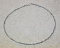 Aquamarin - Kugel - facettiert - 3-3,5mm - 45cm - Kette