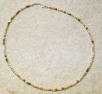 Opal gelb - Kugel - facettiert - 3-3,5mm - 45cm - Kette