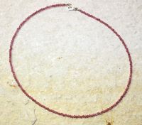 Turmalin pink - Kugel - facettiert - 2,5-3mm - 45cm - Kette