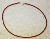 Hessonit - Kugel - facettiert - 3-3,5mm - 45cm - Kette