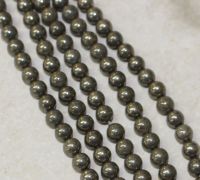 Pyrit - Kugel - 6mm - Kettenstrang