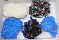 Aura Kristall Stufen - Angel Rainbow Siberian - 5-6 St. - Karton
