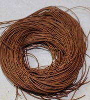 Lederband - braun - 1mm - 1 Meter - 50 St�ck