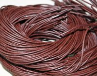 Lederband Ziege - BRAUN - 1 Meter - 50 St�ck