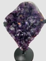 Amethyst Stufe - mit Metallaufsteller - 58cm - Einzelst�ck