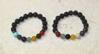 Chakra - Edelstein Mix - Lava - Kugel - 10mm - Armband Elastik -