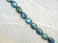 Azurit-Malachit - Oval - 13 x 18mm - Kettenstrang