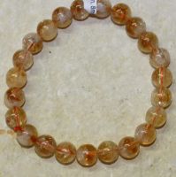 Citrin - Kugel - 8mm - Armband Elastik - 1 St�ck