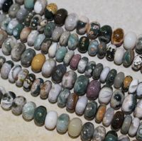 Ozean Jaspis - Rondelle - 10-12mm - Kettenstrang