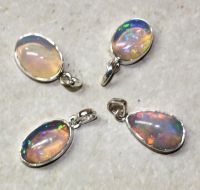 Opal - Anh�nger - Cabochon mit Fassung - 1 St�ck