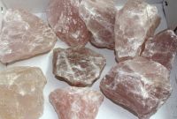 Rosaquarz - Rohst�cke - 10-15cm - Karton - 10 kg