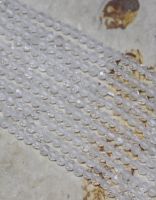 Bergkristall - Kugel - facettiert - 3mm - Kettenstrang