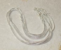 Kette aus Metall - versilbert - 2,8mm - 45 cm - 5 St�ck