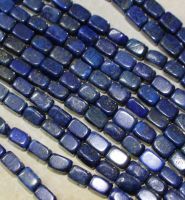 Lapis - Rechteck Nugget - 9x6mm - Kettenstrang - 1 St�ck
